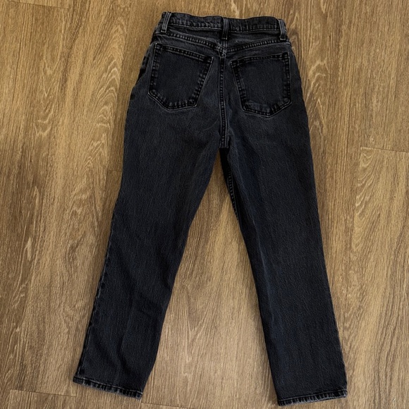 Abercrombie Black Women's Jeans 90’s straight ultra high rise, Curve Love - Picture 3 of 3